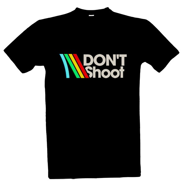 Tričko s potiskem Arc Raiders - Don't Shoot - oboustranné černé