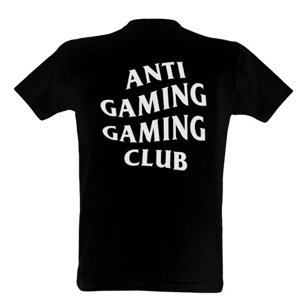 Anti Gaming Gaming Club - černé